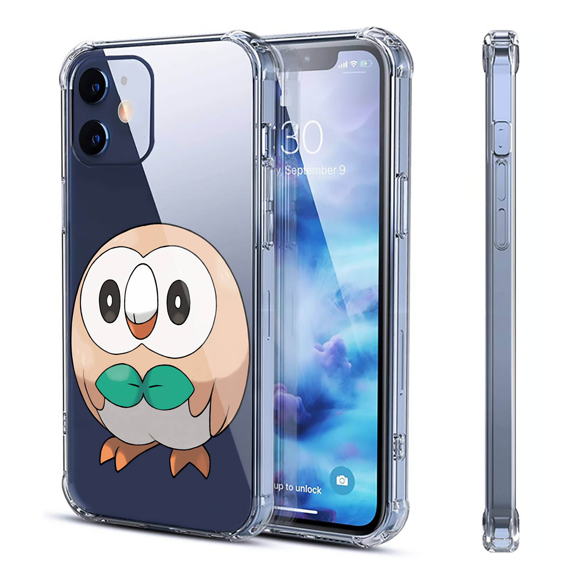 （画像用） ポケットモンスター Pokémon 【iPhone 12シリーズ対応】透明スマホケース（クリアソフトケース）